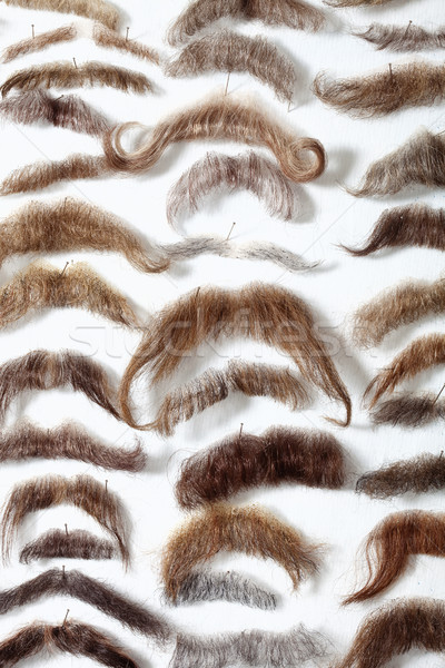 Teatr sklepu peruka wąsy kolor mężczyzna Zdjęcia stock © courtyardpix