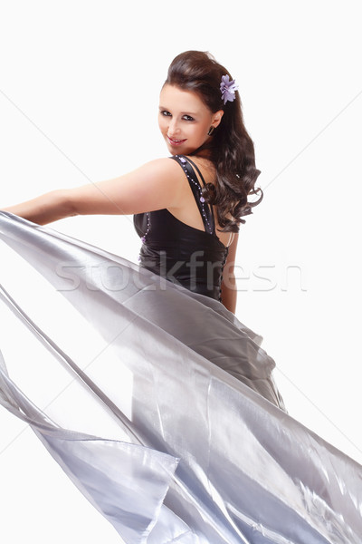 опера певицы этап платье изолированный Сток-фото © courtyardpix