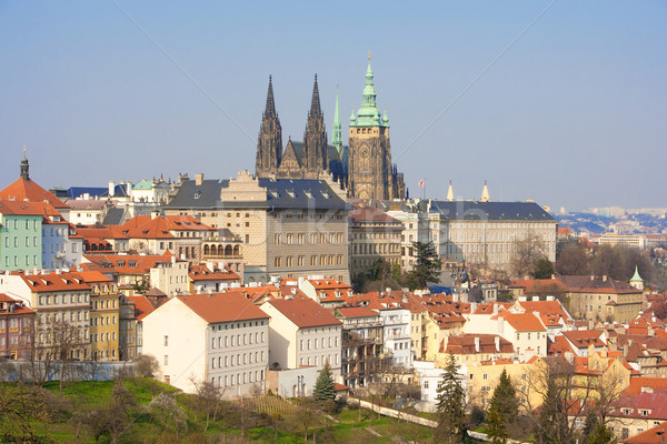prague hradcany castle Stock photo © courtyardpix