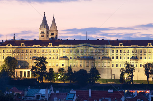 prague hradcany castle Stock photo © courtyardpix