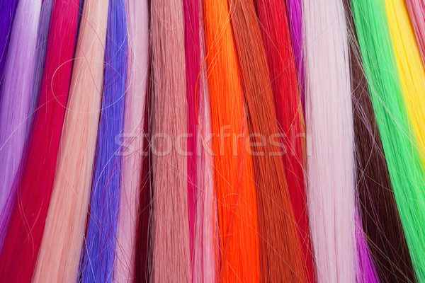 Artificial Hair Used for Production of Wigs  Stock photo © courtyardpix