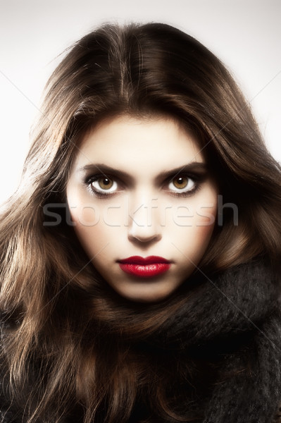 Portrait of a Beautiful Teenage Girl Stock photo © courtyardpix