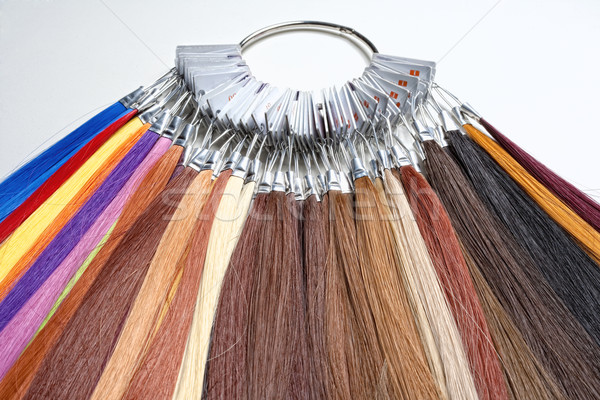 Artificial Hair Used for Production of Wigs  Stock photo © courtyardpix