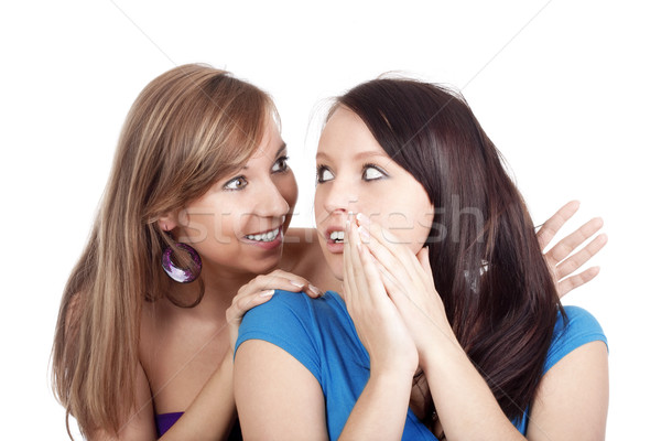 woman gossiping Stock photo © courtyardpix