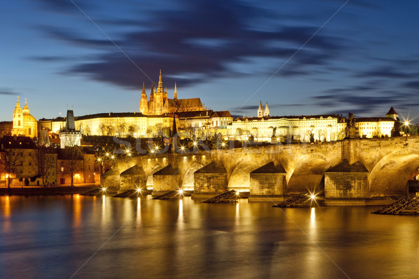 prague, charles bridge Stock photo © courtyardpix