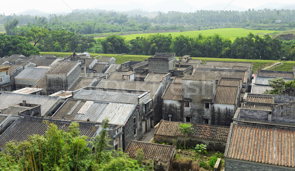 Stock photo: Ethnic minority village in Guangxi province,China 