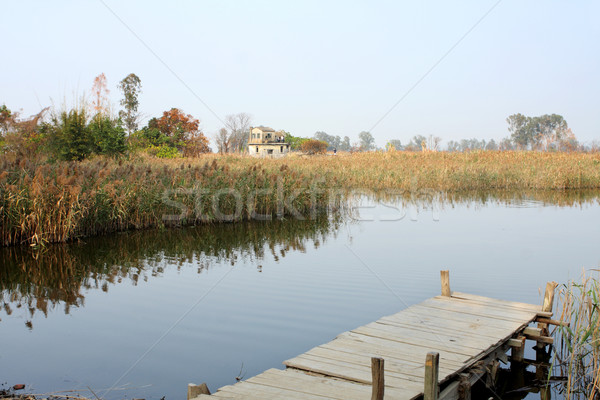 Jetty on a lake  Stock photo © cozyta