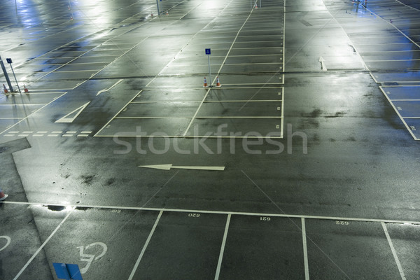 Compressed view of parked cars in car park  Stock photo © cozyta