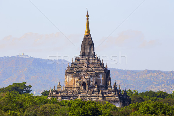 Bagan buddha tower at day Stock photo © cozyta
