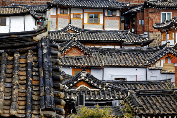 Korean traditional house building  Stock photo © cozyta