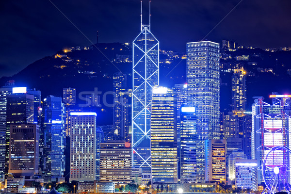 Stock photo: Hong Kong Night