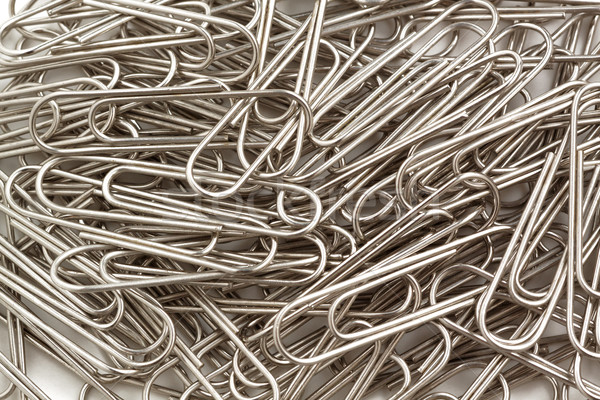 paper clips to white background. Stock photo © cozyta