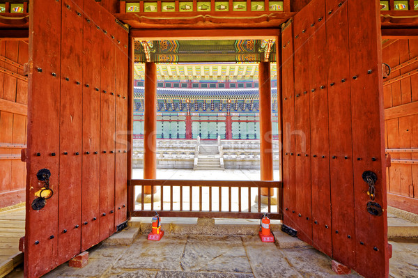 Korea tradition building Stock photo © cozyta
