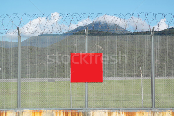 metal fence in the nature Stock photo © cozyta