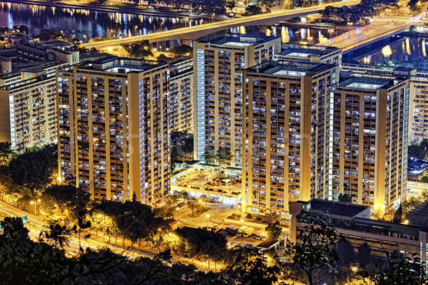 Hong Kong Night Stock photo © cozyta