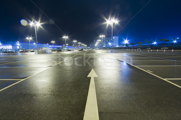 Logo leidend parkeerplaats auto stedelijke winkel Stockfoto © cozyta
