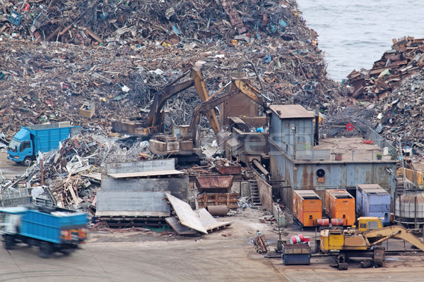 scrap yard recycling Stock photo © cozyta