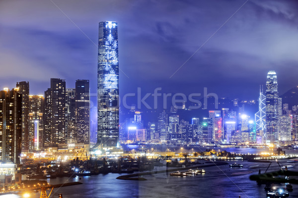 Stock photo: Hong Kong Night