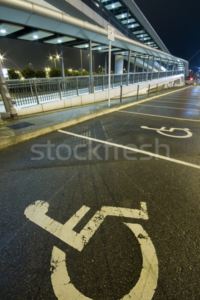 Stock photo: An overpass specially for the wheelchair people