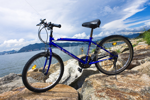 blue sky bicycle