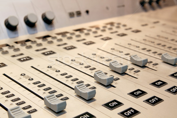 sound mixer with blurry background  Stock photo © cozyta