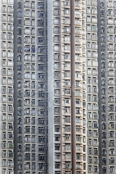 Old apartments in Hong Kong Stock photo © cozyta