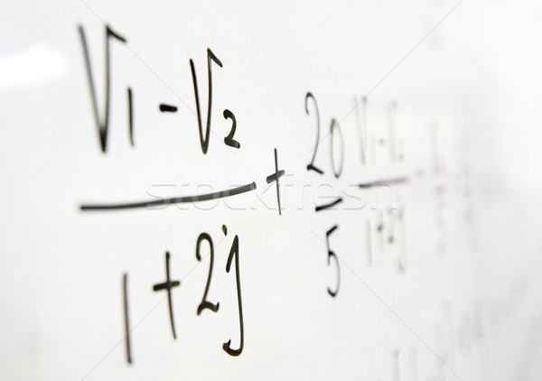 formulas on a whiteboard  Stock photo © cozyta