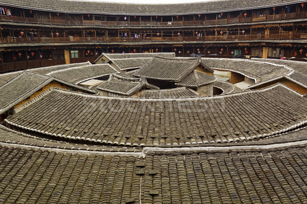 fujian tulou Stock photo © cozyta