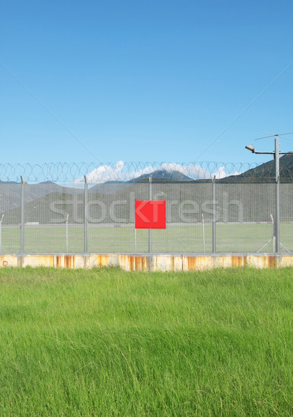 metal fence in the nature Stock photo © cozyta