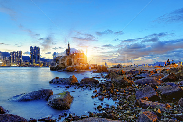 Hong Kong Sunset Stock photo © cozyta