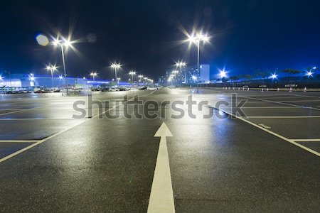 Logo leidend parkeerplaats auto stedelijke winkel Stockfoto © cozyta