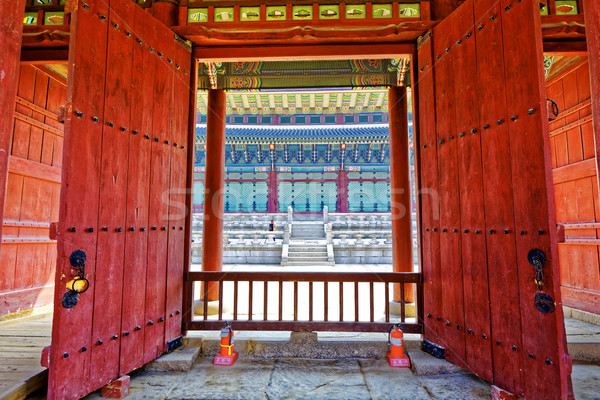 Korea tradition building Stock photo © cozyta