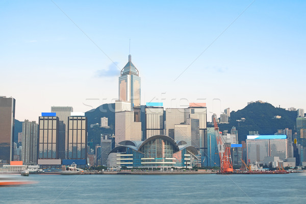 Chine Hong-Kong bord de l'eau bâtiments maison bâtiment Photo stock © cozyta
