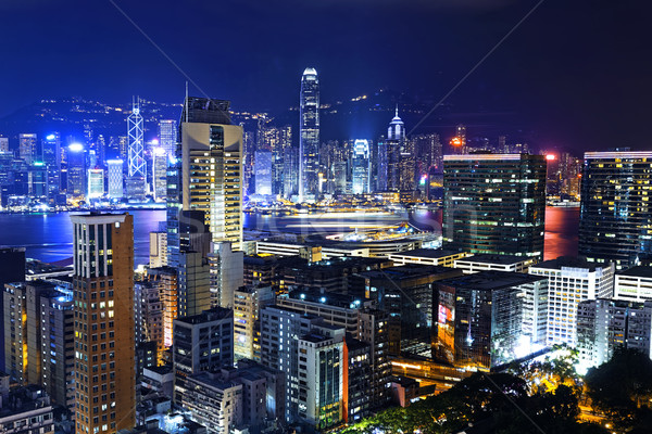 Hong Kong City skylines Stock photo © cozyta