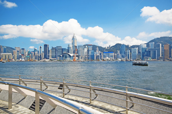China, Hong Kong waterfront buildings  Stock photo © cozyta