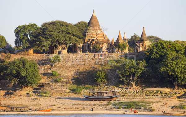 łodzi pagoda wody podróży łodzi asia Zdjęcia stock © cozyta