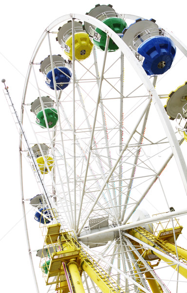 Stockfoto: Observatie · wiel · witte · familie · Blauw · park