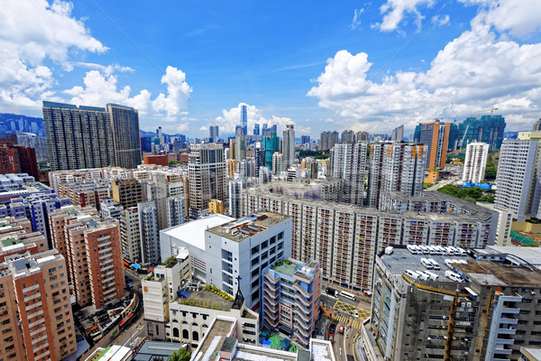Сток-фото: Гонконг · городского · центра · день · здании · строительство