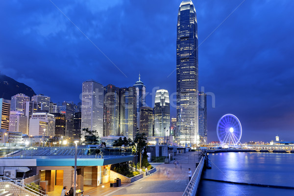 Hong Kong night Stock photo © cozyta