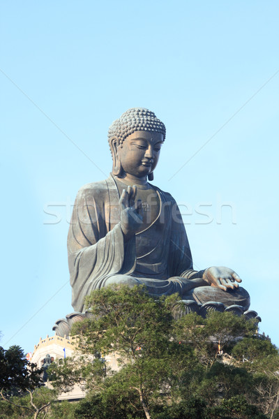 Giant Buddha Statue in Tian Tan. Hong Kong, China  Stock photo © cozyta