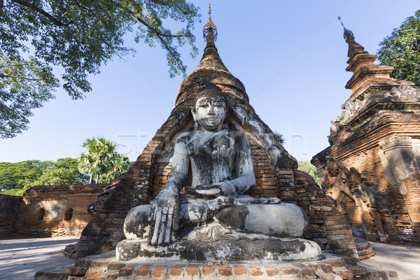 Buddha in sagaing , Mandalay Stock photo © cozyta