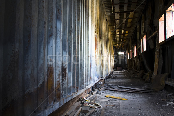 discarded building, corridor Stock photo © cozyta