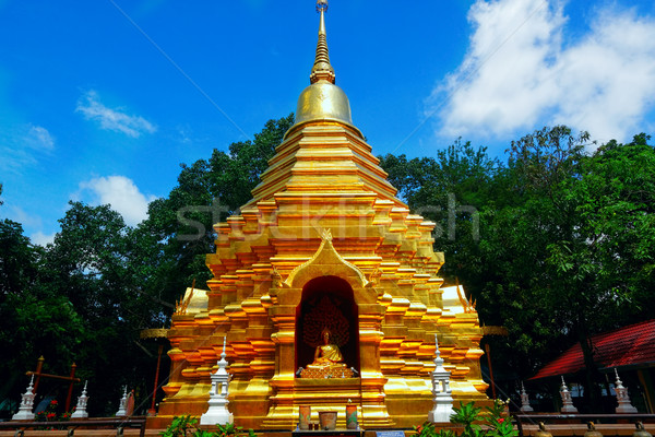 Wat Phra That Doi Suthep is a major tourist destination of Chian Stock photo © cozyta