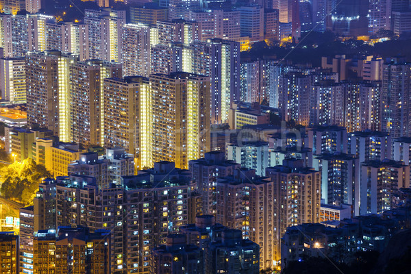 Hong Kong Tuen Mun skyline and South China sea Stock photo © cozyta