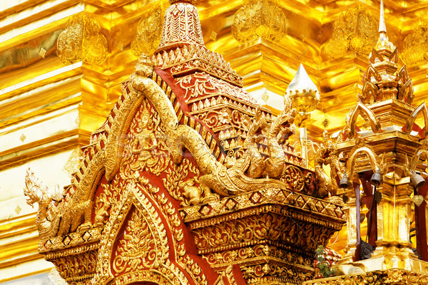 chedi luang temple in chiang mai  Stock photo © cozyta