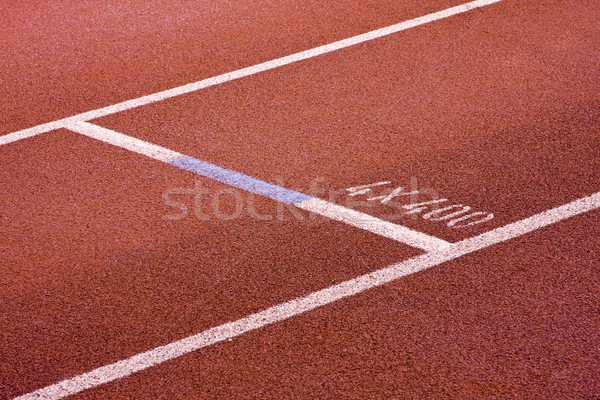 Running lanes on a track in play gorund  Stock photo © cozyta