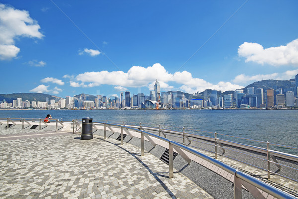 China, Hong Kong waterfront buildings  Stock photo © cozyta