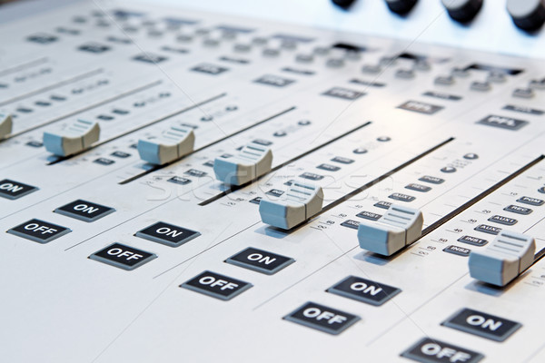 sound mixer with blurry background  Stock photo © cozyta