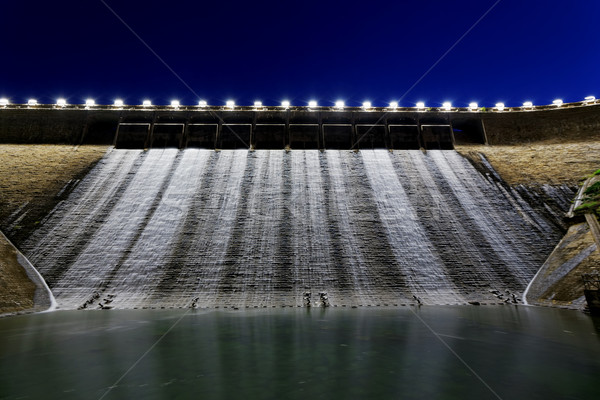 Dam at night  Stock photo © cozyta