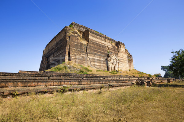 Tapınak Myanmar mimari Asya arka kule Stok fotoğraf © cozyta